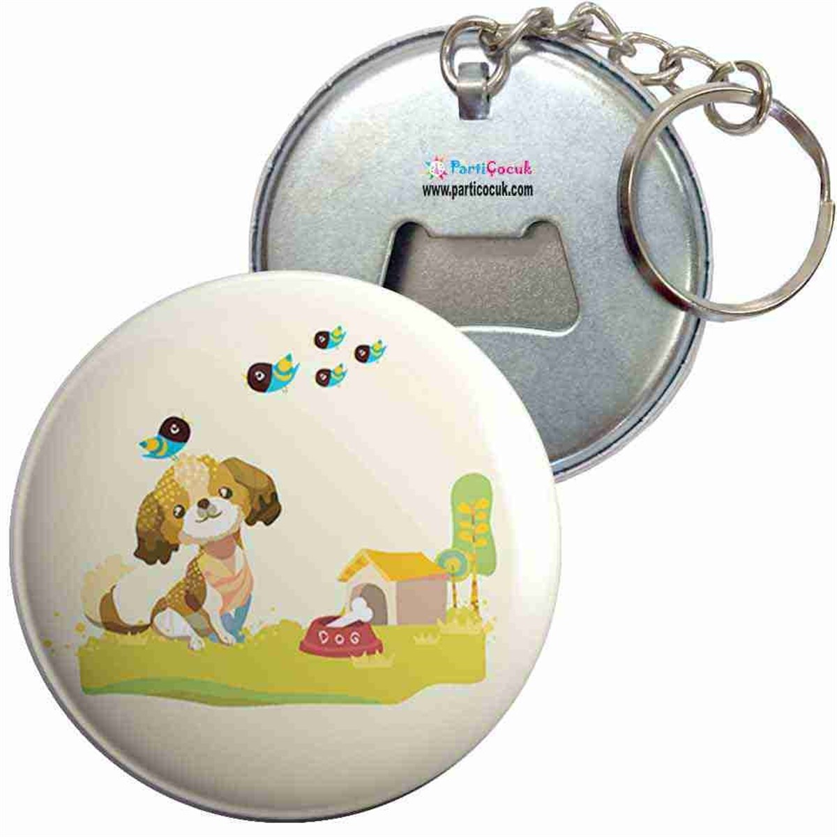 Anahtarlıklı Açacak Sevimli Hayvanlar 5 Parti Çocuk 