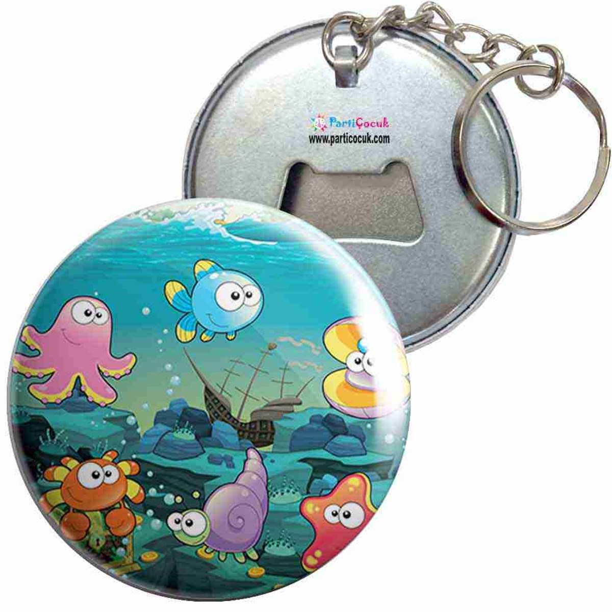 Anahtarlıklı Açacak Sevimli Hayvanlar 7 Parti Çocuk 