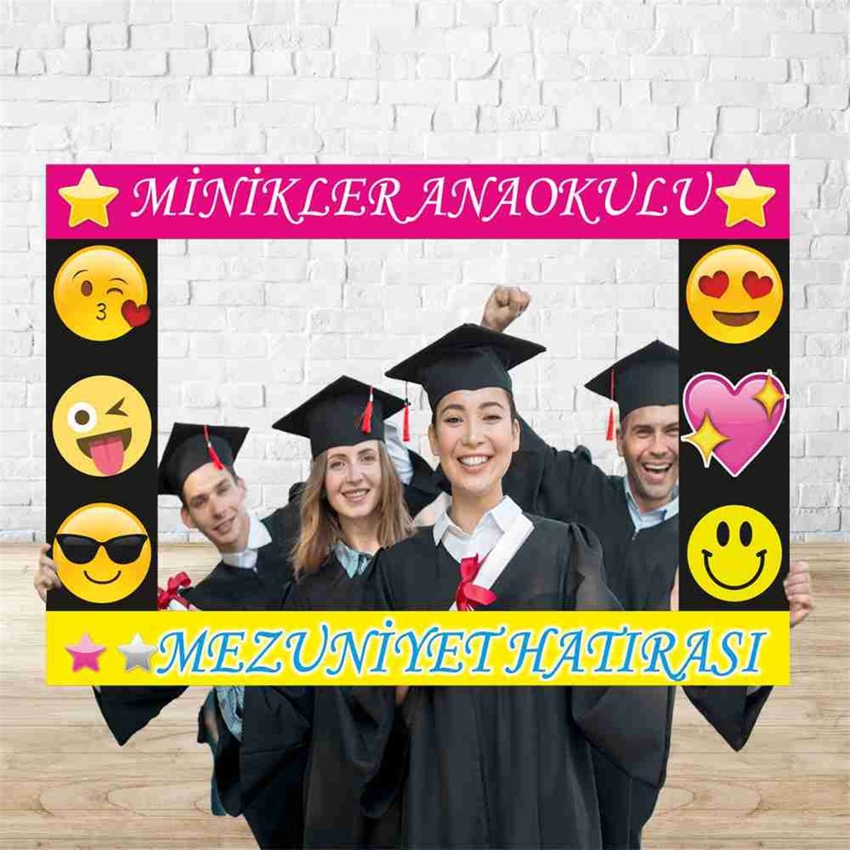 Anasınıfı Mezuniyet Panosu Fotoğraf Çekilme 