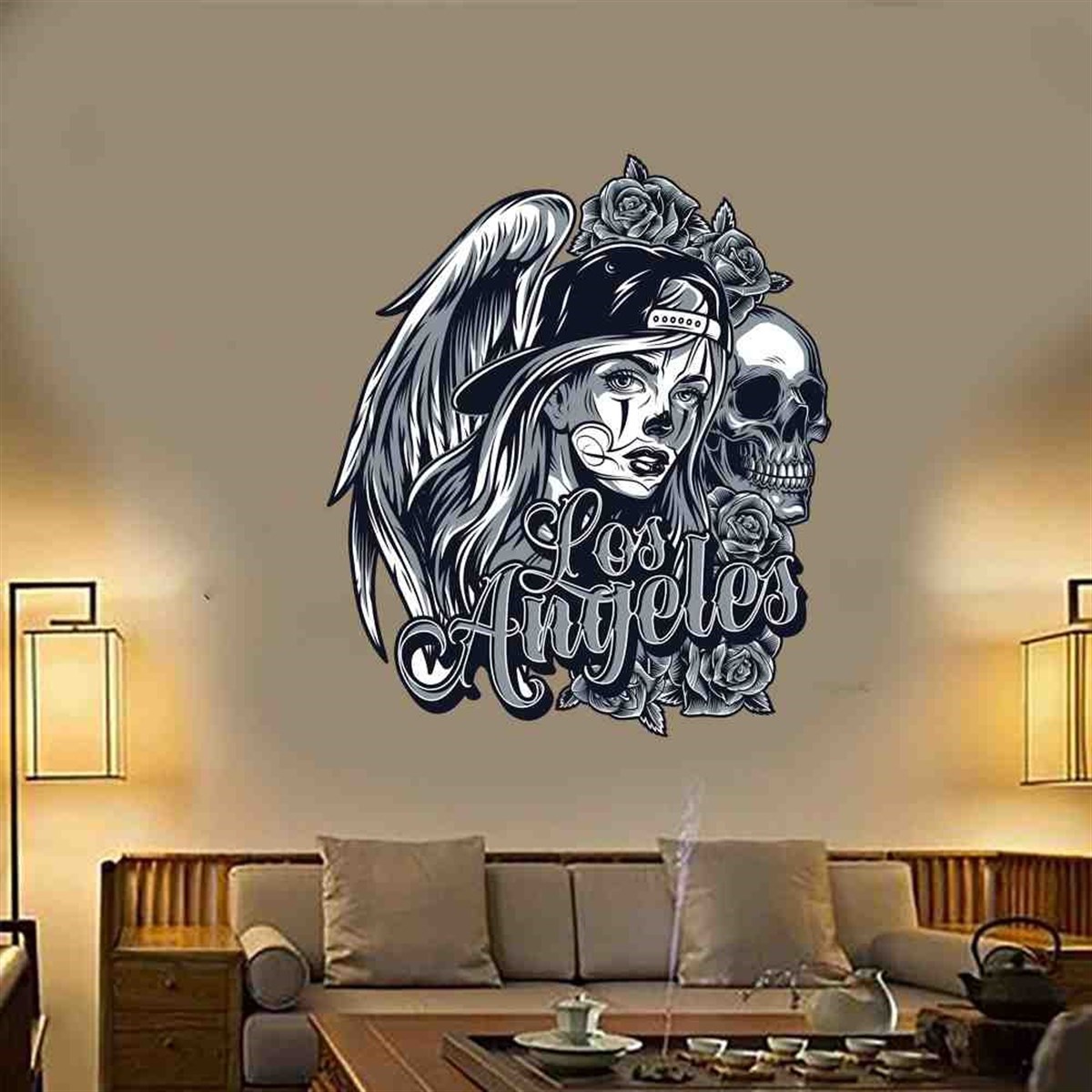 Angel Girl Duvar Sticker 
