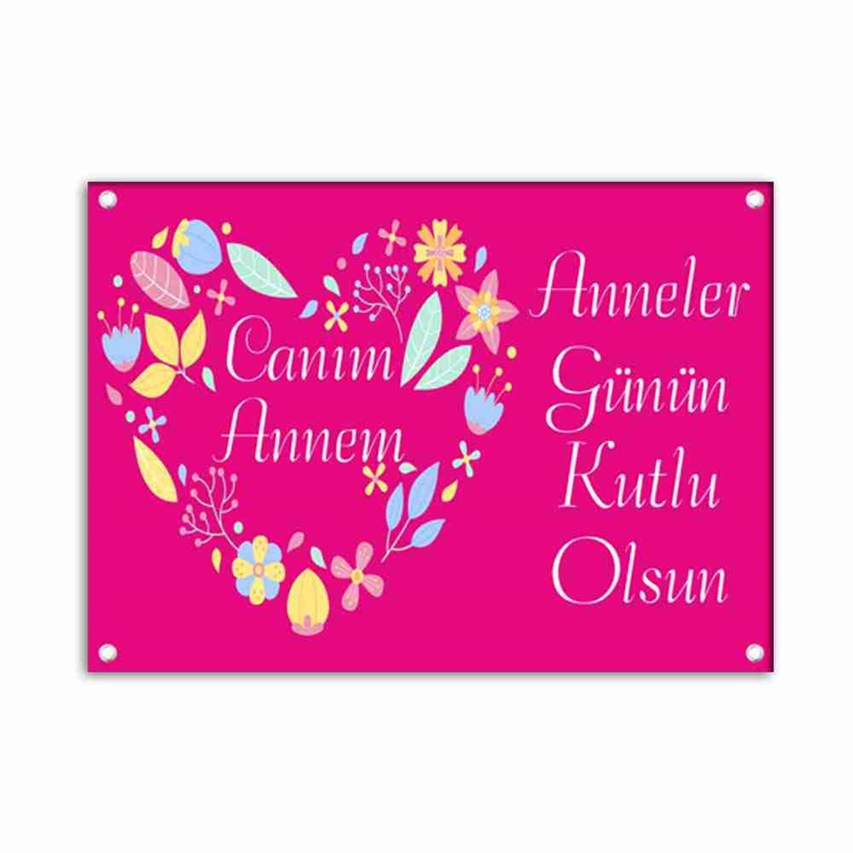 Anneler Günü Bez Afiş 