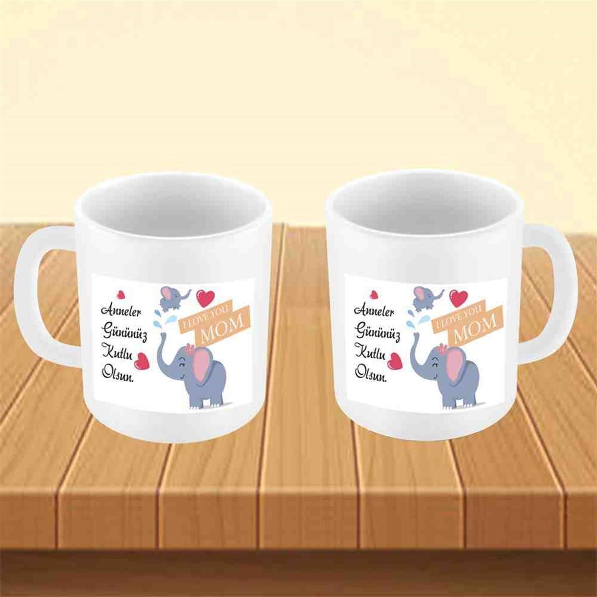Anneler Günü Cam Bardak Baskı 