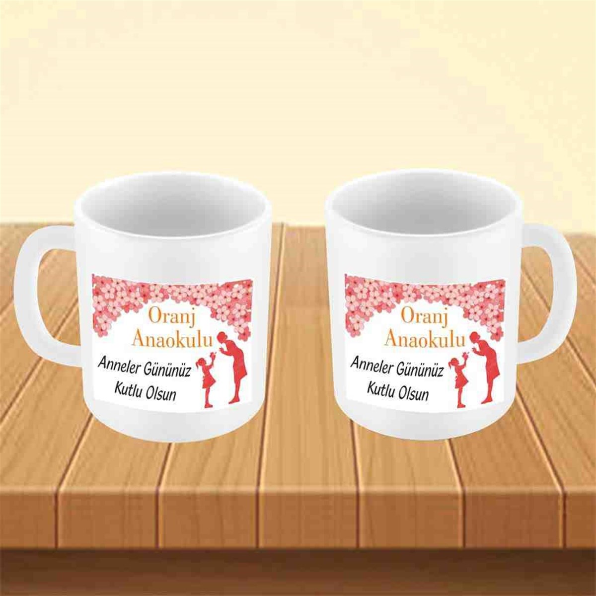 Anneler Günü  Cam Bardak Baskı 