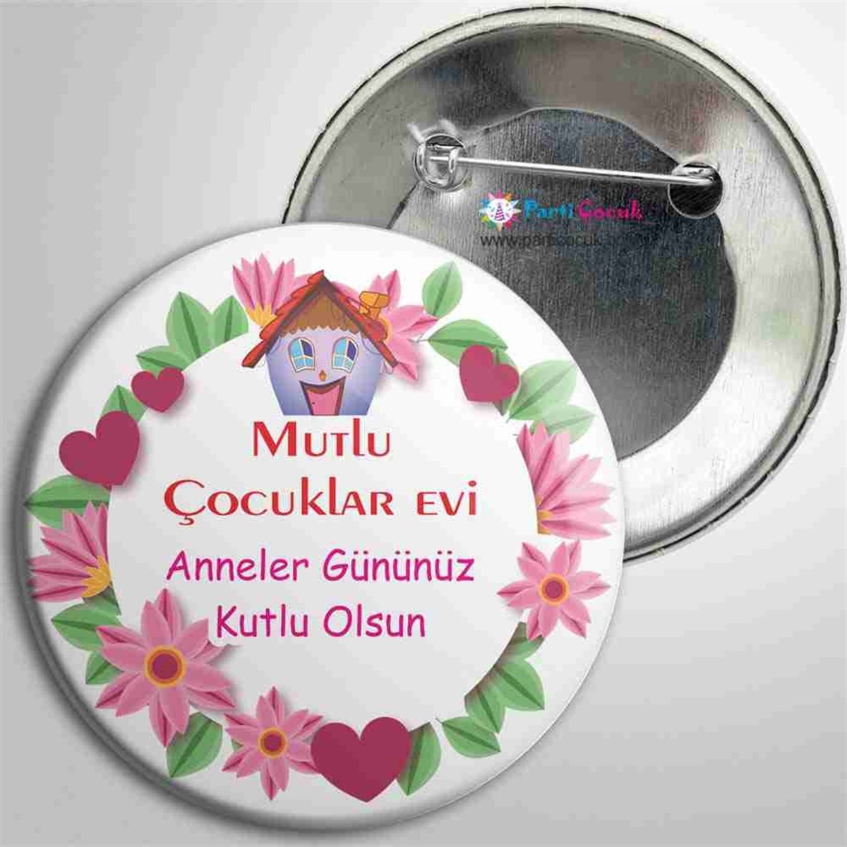 Anneler Günü Hediyelik İğneli Rozet 