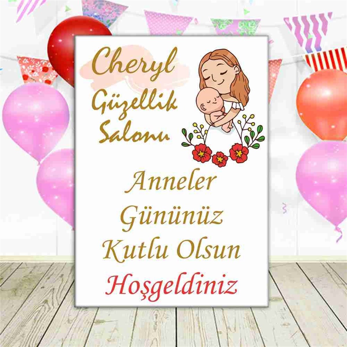 Anneler Günü  Karşılama Pano  