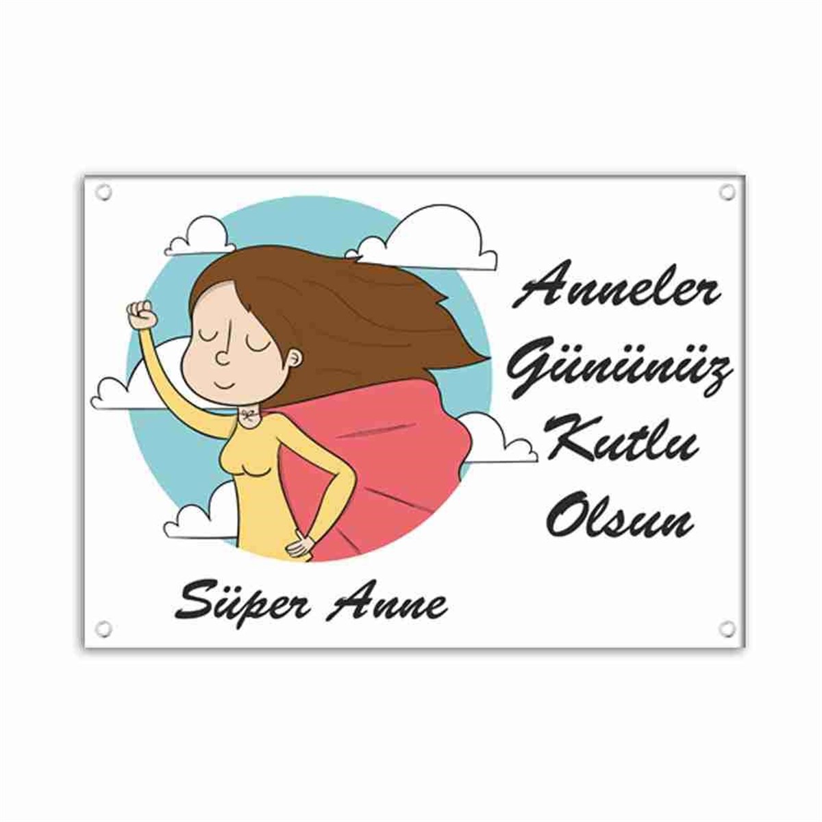 Anneler Günü Kişiye Özel Afiş 