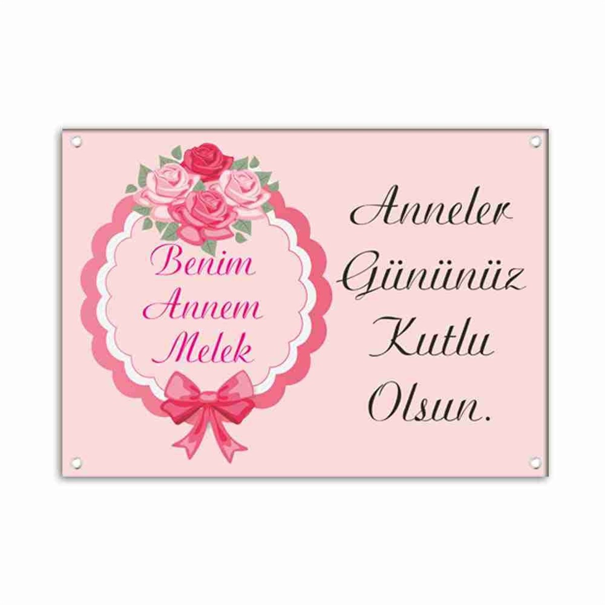 Anneler Günü Masa Arkası Afiş 