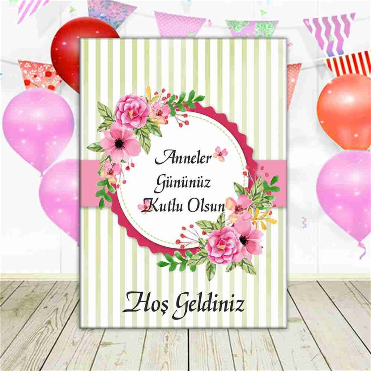 Anneler Günü Masa Önü Pano 