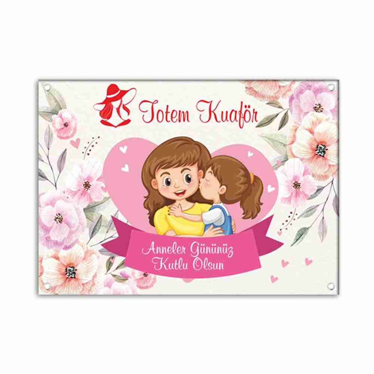 Anneler Günü Masa Süsleme Afiş 