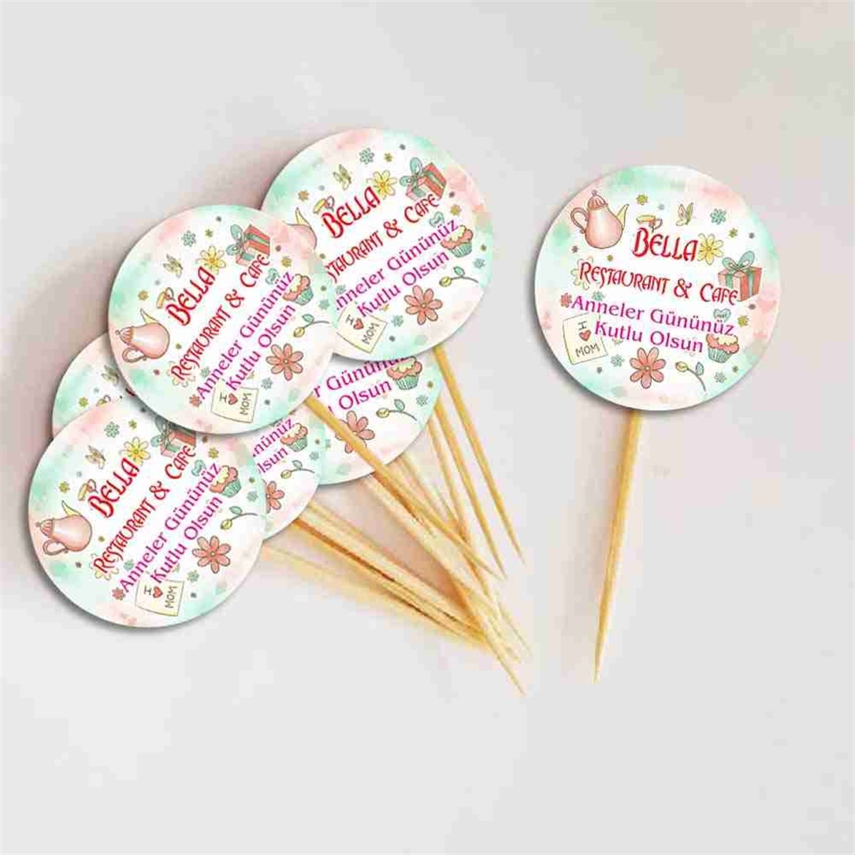 Anneler Günü Organizasyon Cupcake Kürdanı 