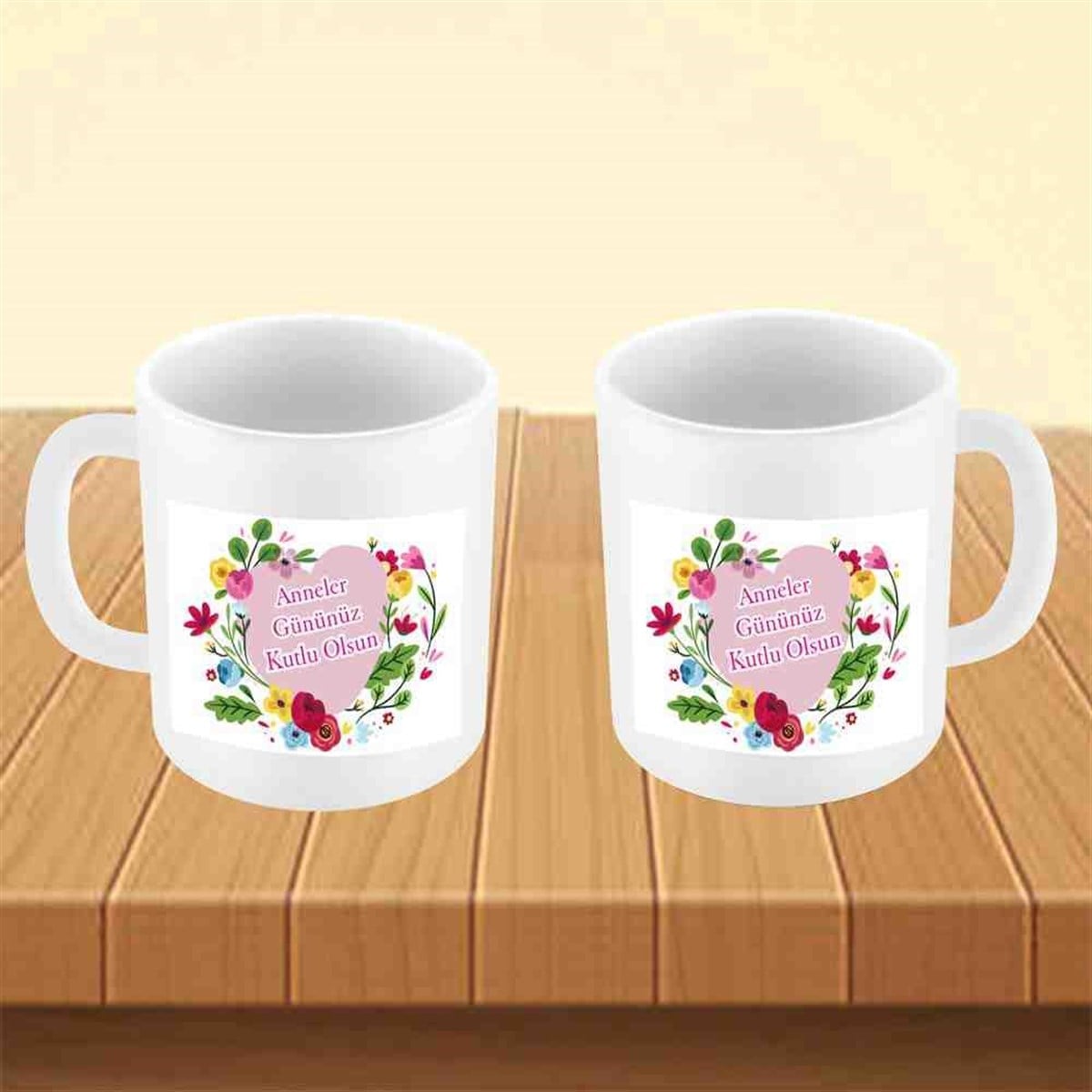 Anneler Günü Sürpriz Mug Bardak Baskı 