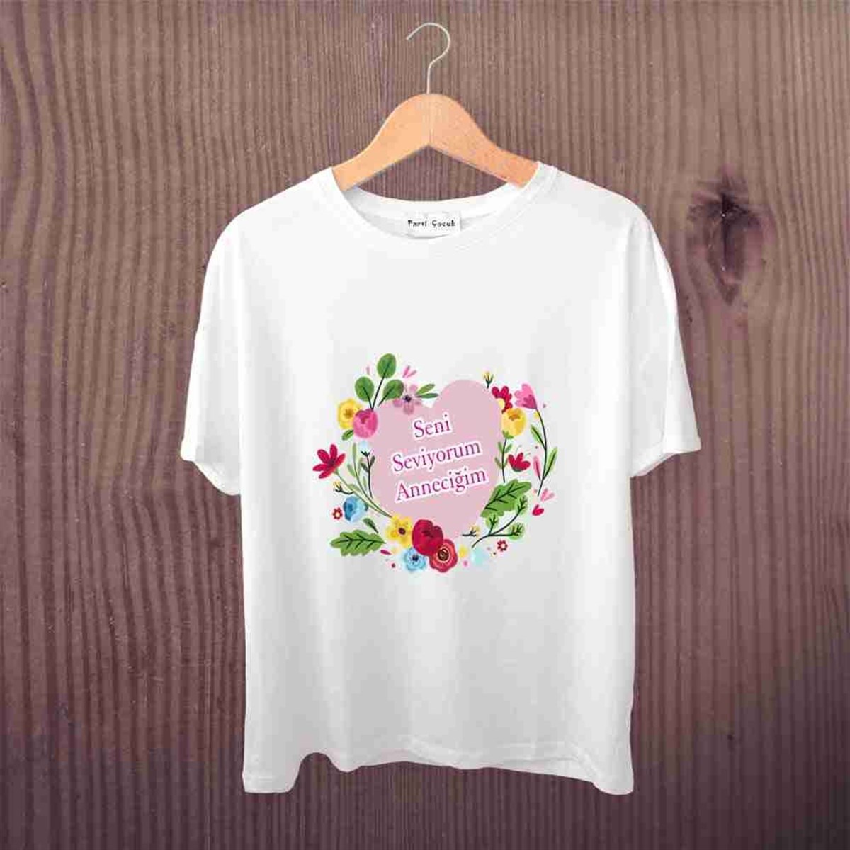 Anneler Günü Sürpriz Tişört Baskı 