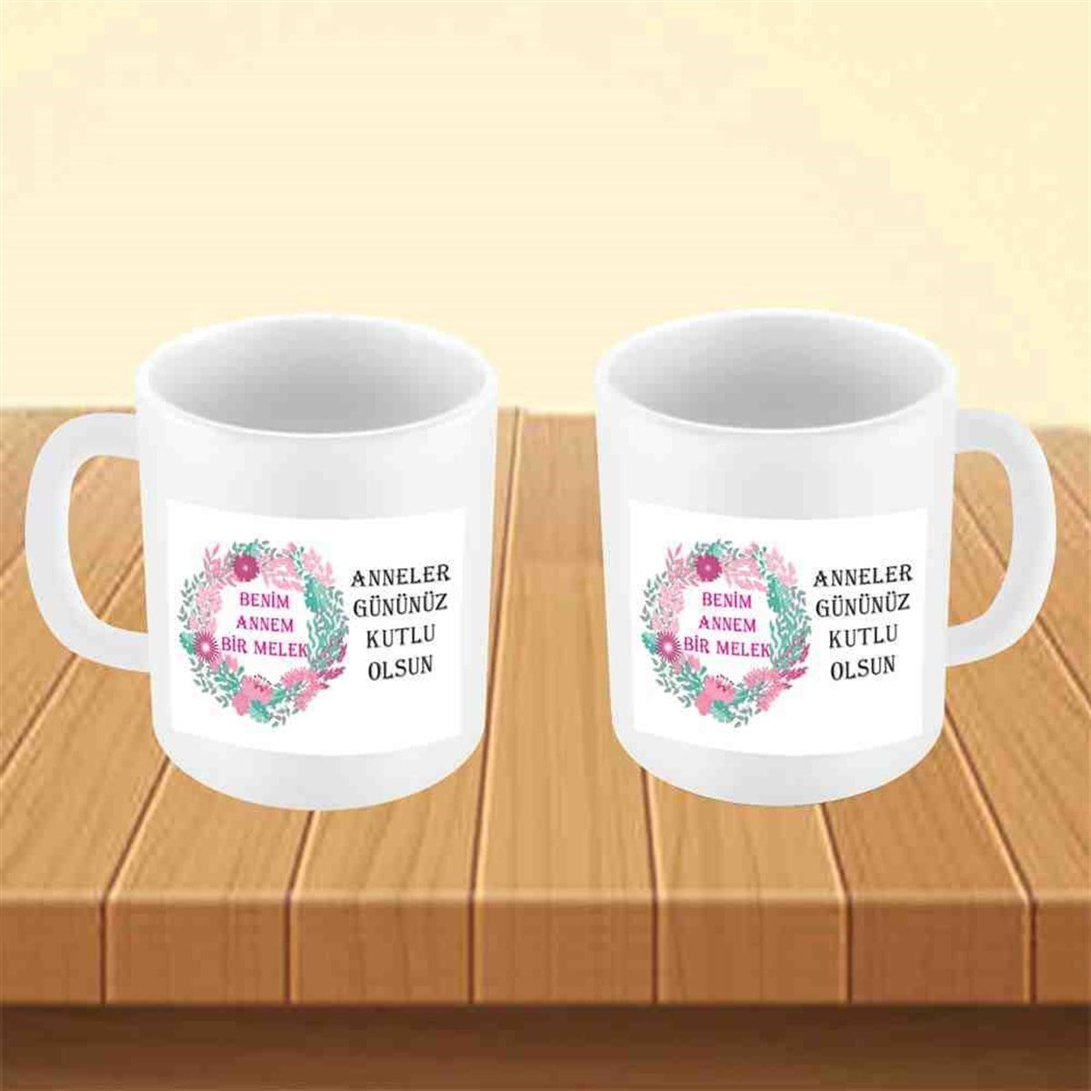 Anneler Günü Süsleme Kupa Bardak 