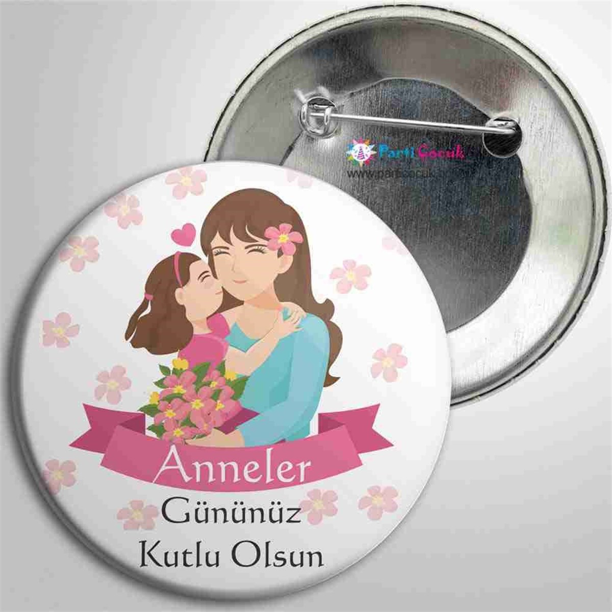 Anneler Günü Süsleme Parti Rozet 