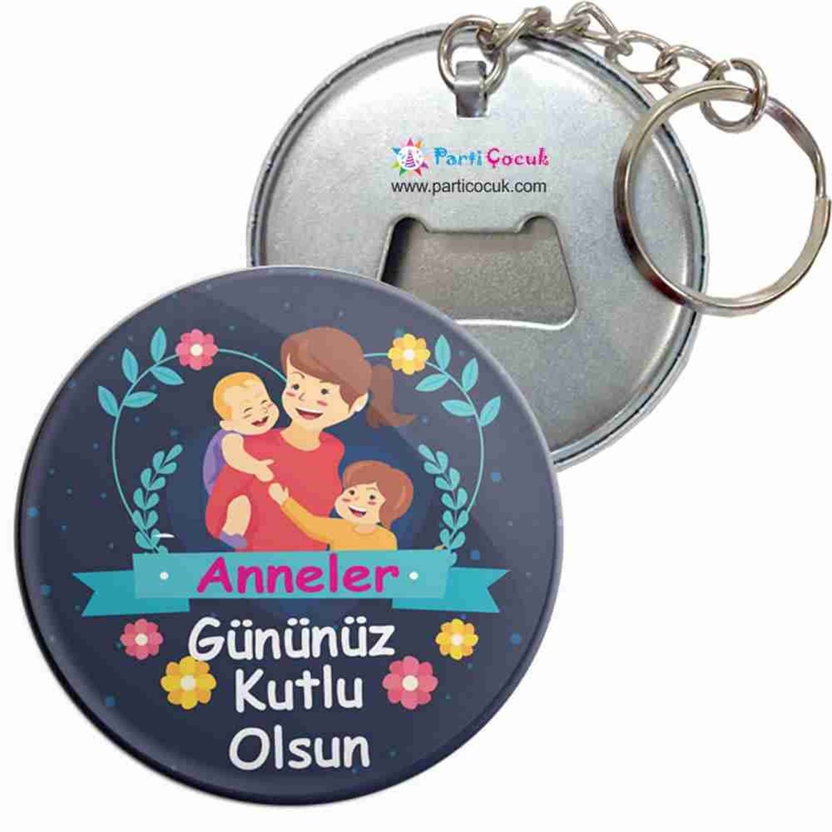 Anneler Günü Tasarım Hediyelik Açacak Anahtarlık 