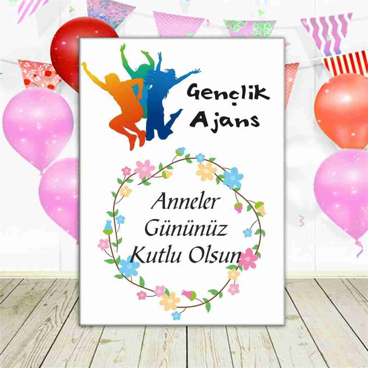 Anneye Hediye Buzdolabı Karşılama Pano 