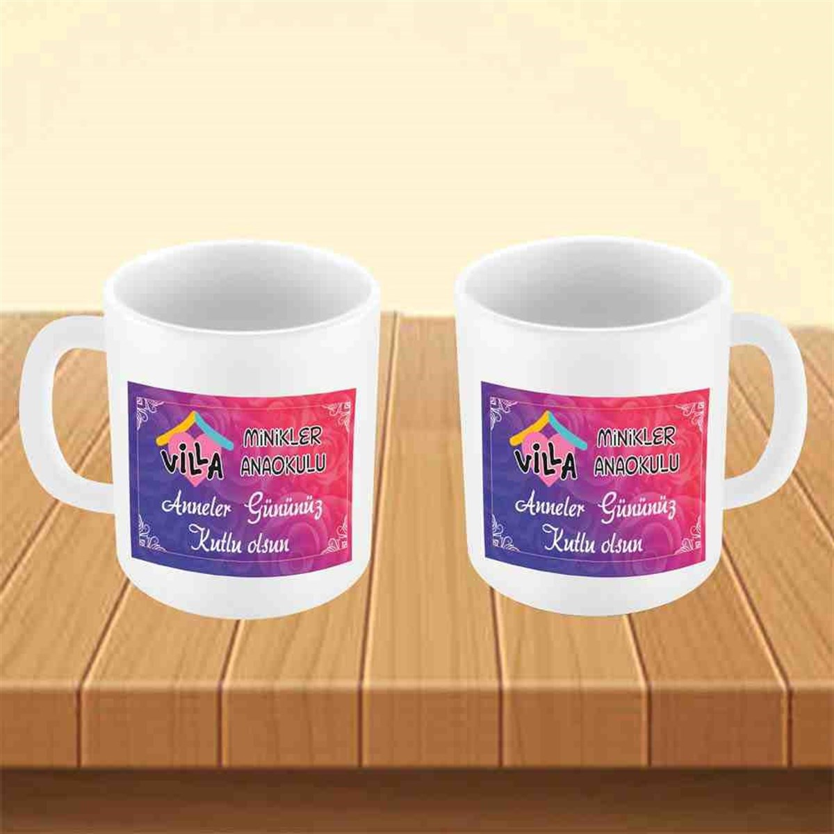Anneye Hediye Süsleme Mug Bardak Baskı 
