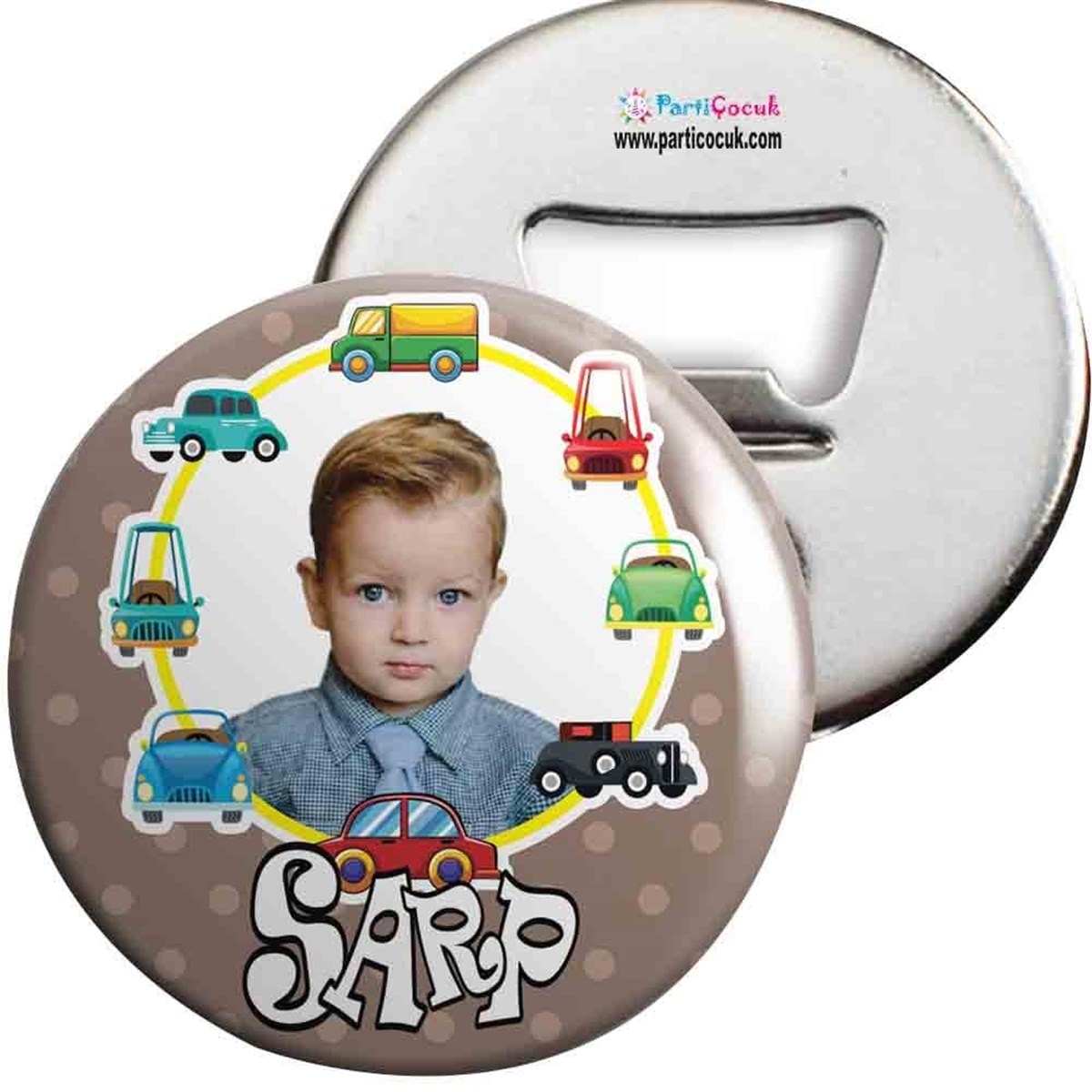 Araba Çerçeveli Açacaklı Magnet Kişiye Özel  