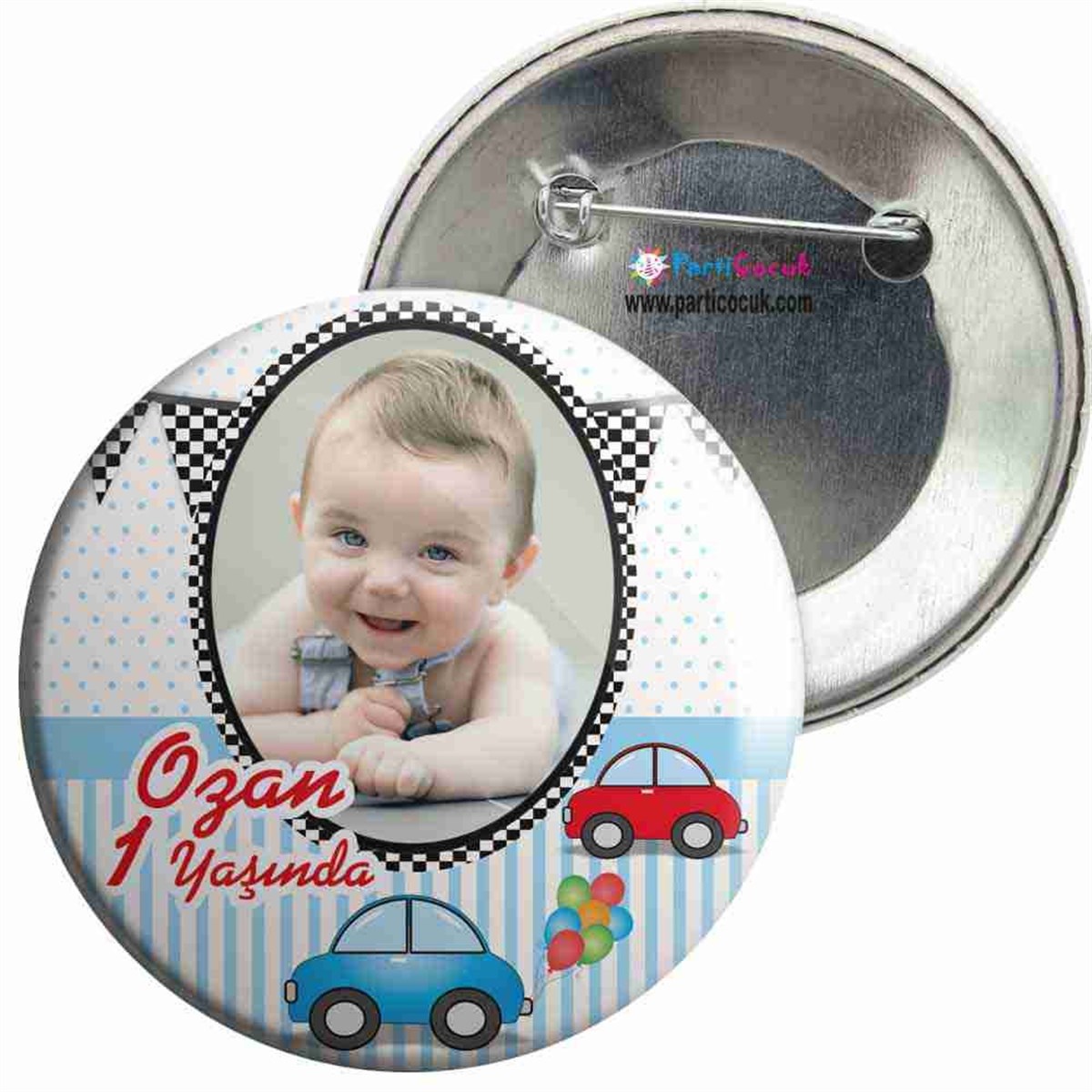 Arabalar Konsepti İğneli Rozet  