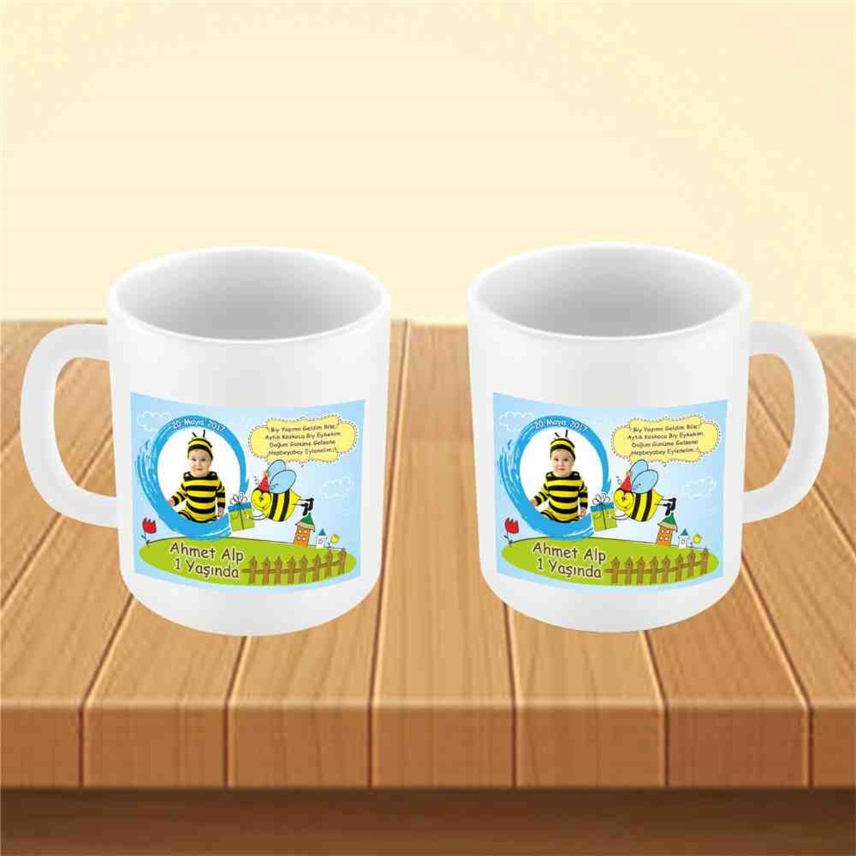 Arı Konsept Kupa Bardak Mug  