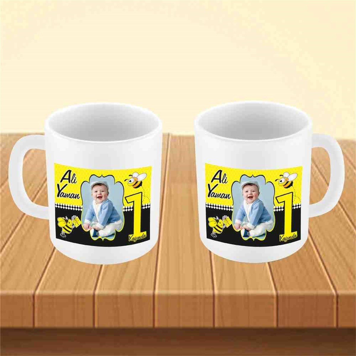 Arı Konsept Kupa Bardak Mug  