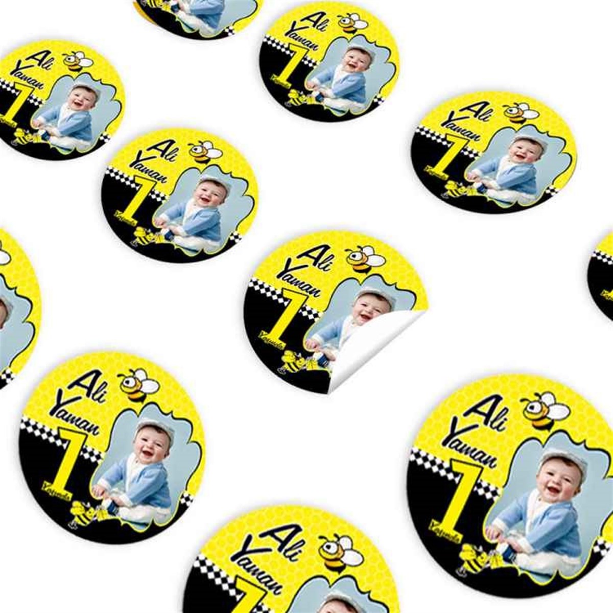 Arı Konsept Sticker 30 Adet  