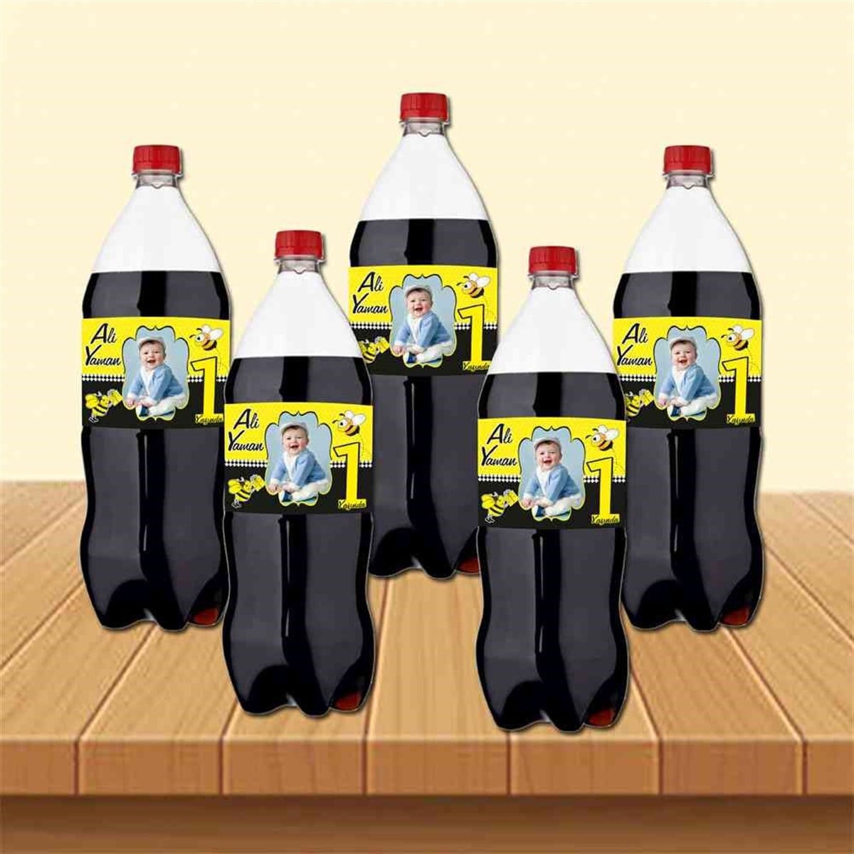 Arı Temalı Cola Şisesi Bandı    