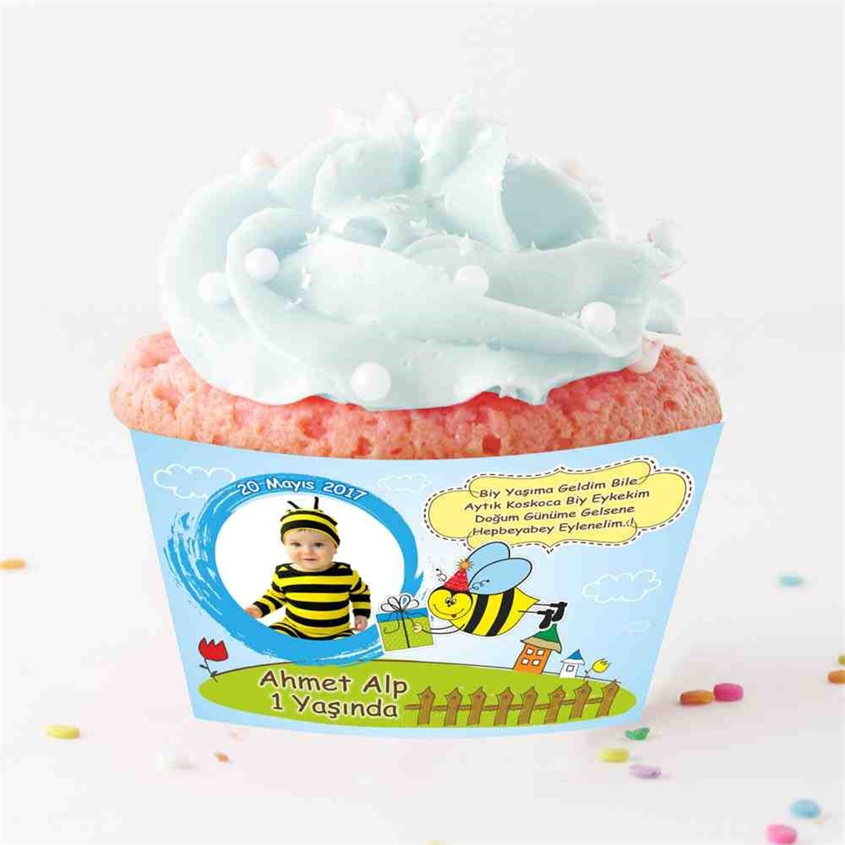 Arı Temalı Cupcake Sargısı 