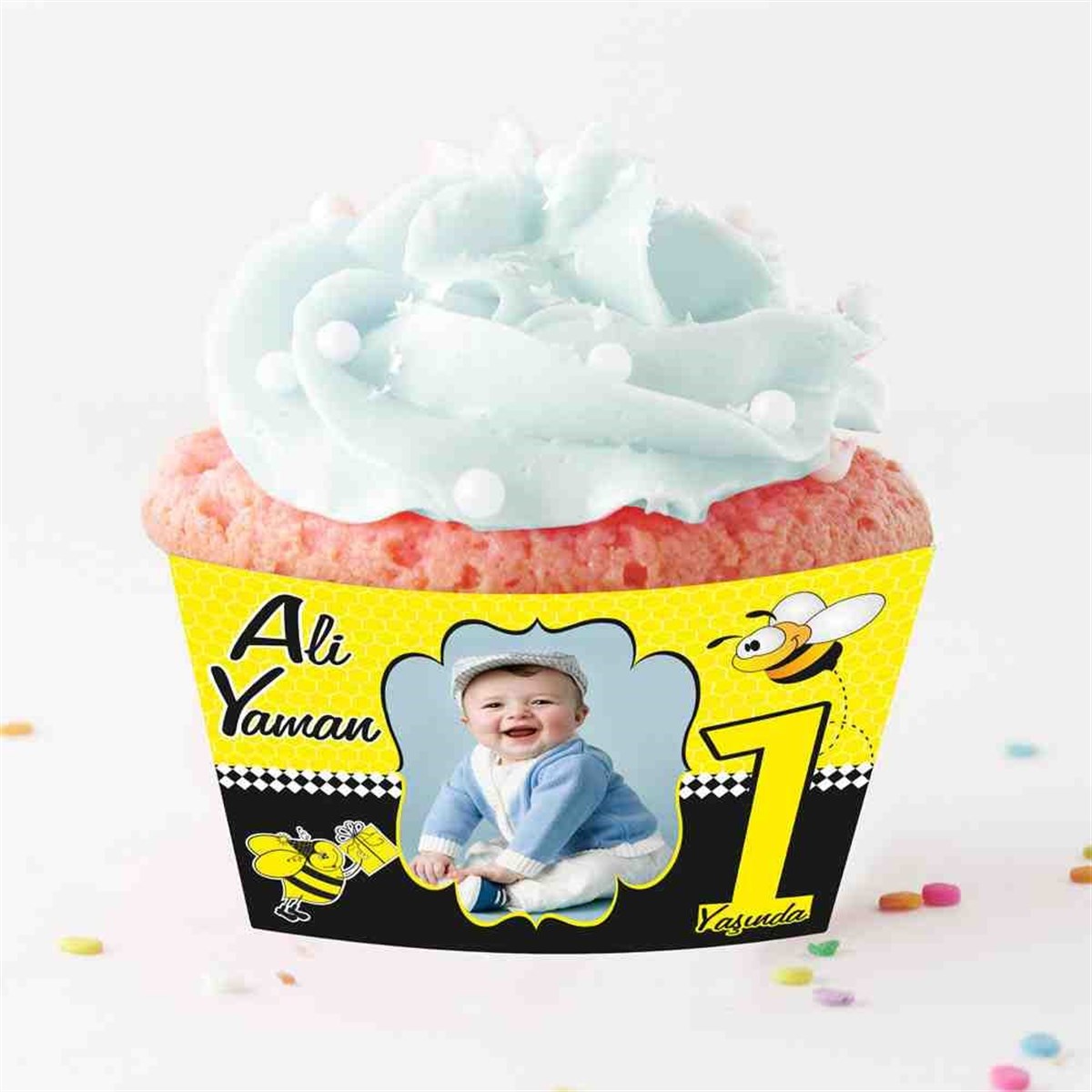 Arı Temalı Cupcake Sargısı 