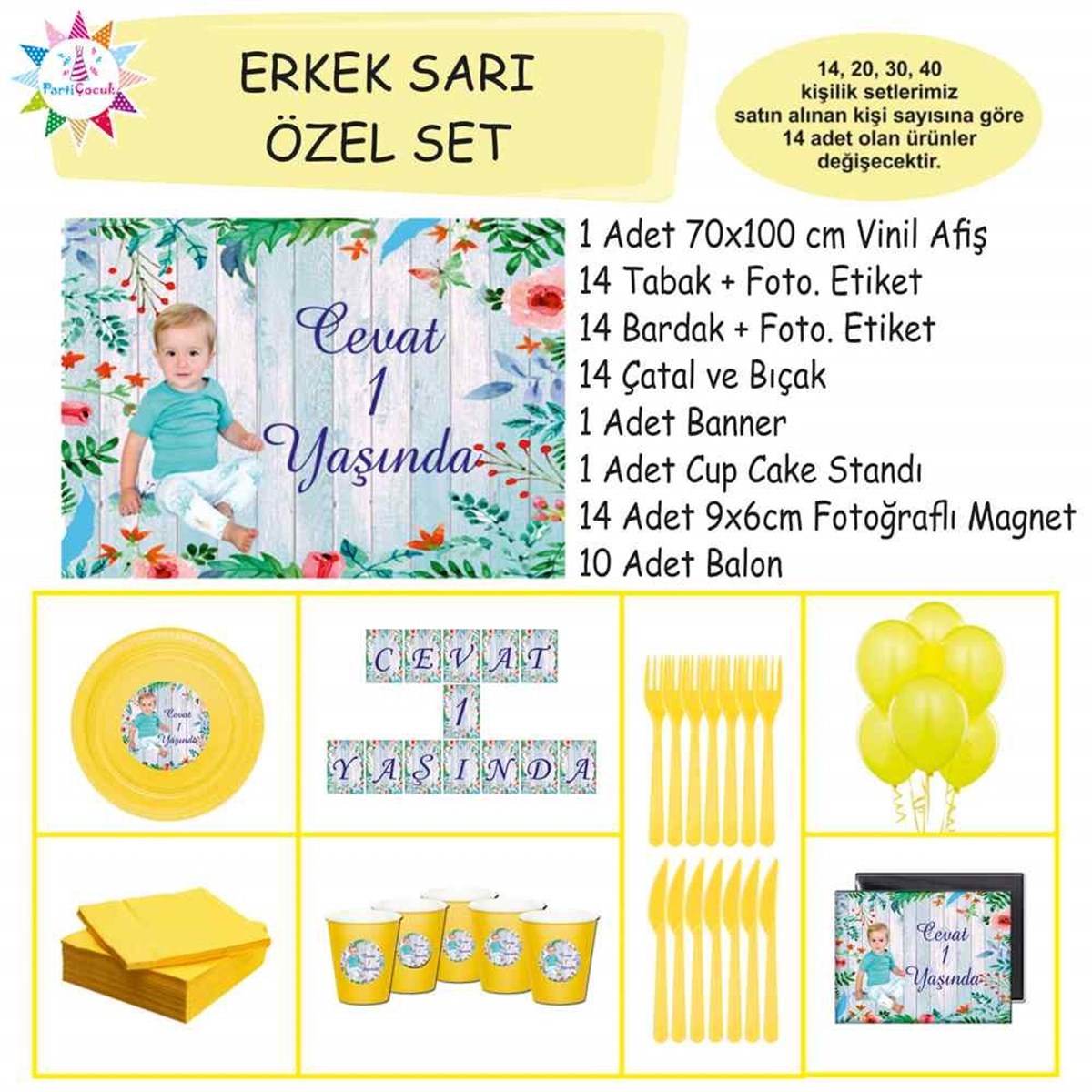 Arılar Konsept Parti Süsleme Seti Özel Set 