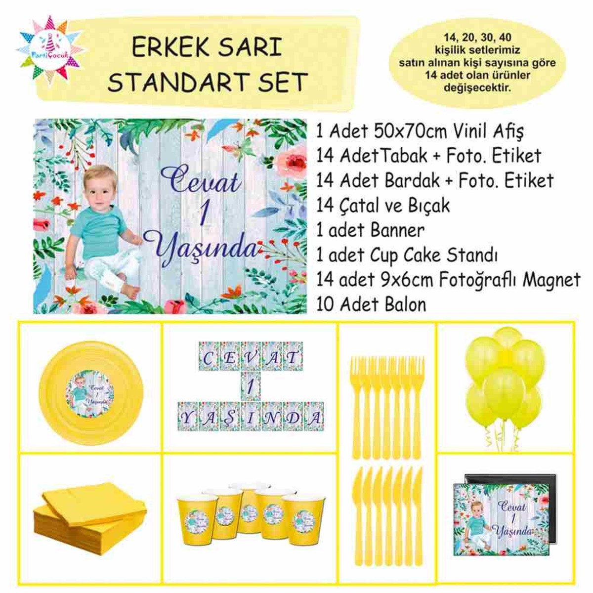 Arılar Konsept Parti Süsleme Seti Standart Set 