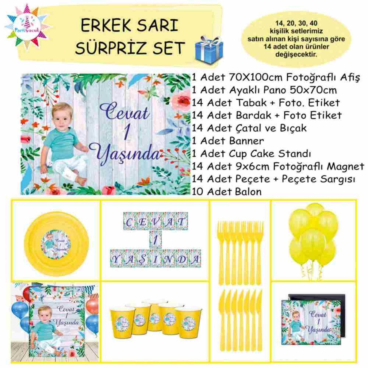 Arılar Konsept Parti Süsleme Seti Sürpriz Set 