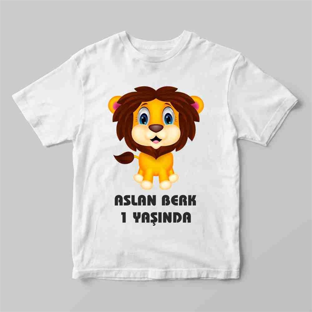 Aslan Temalı Tişört Baskı 