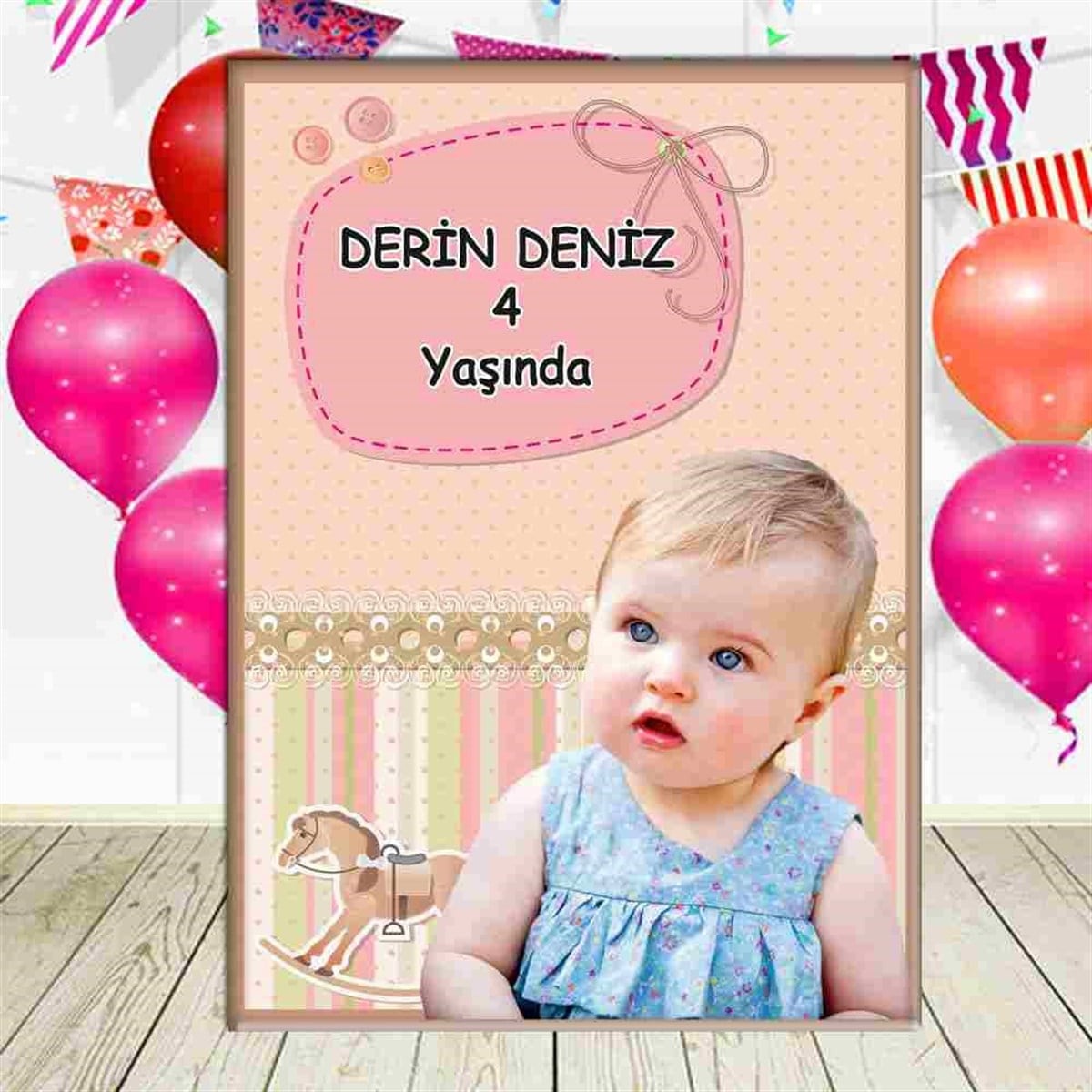 Atlı Konsept Ayaklı Pano  