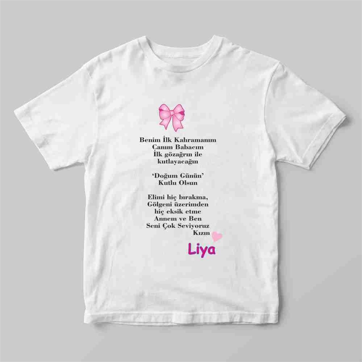 Baba İçin Tişört Baskı 