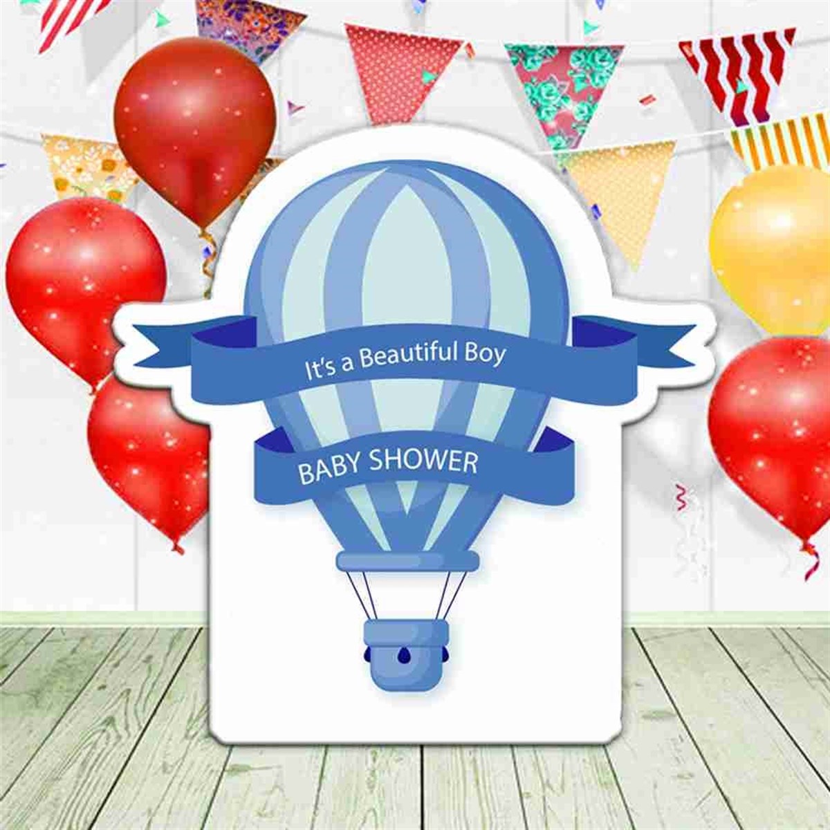 Baby Shower Erkek Çocuk Figür Pano 