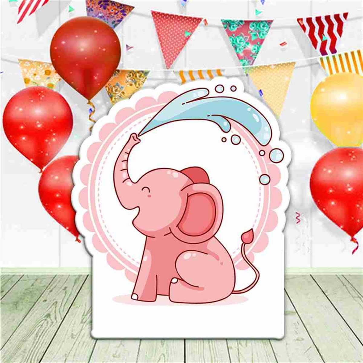 Baby Shower Filli Masa Süsü Pano 