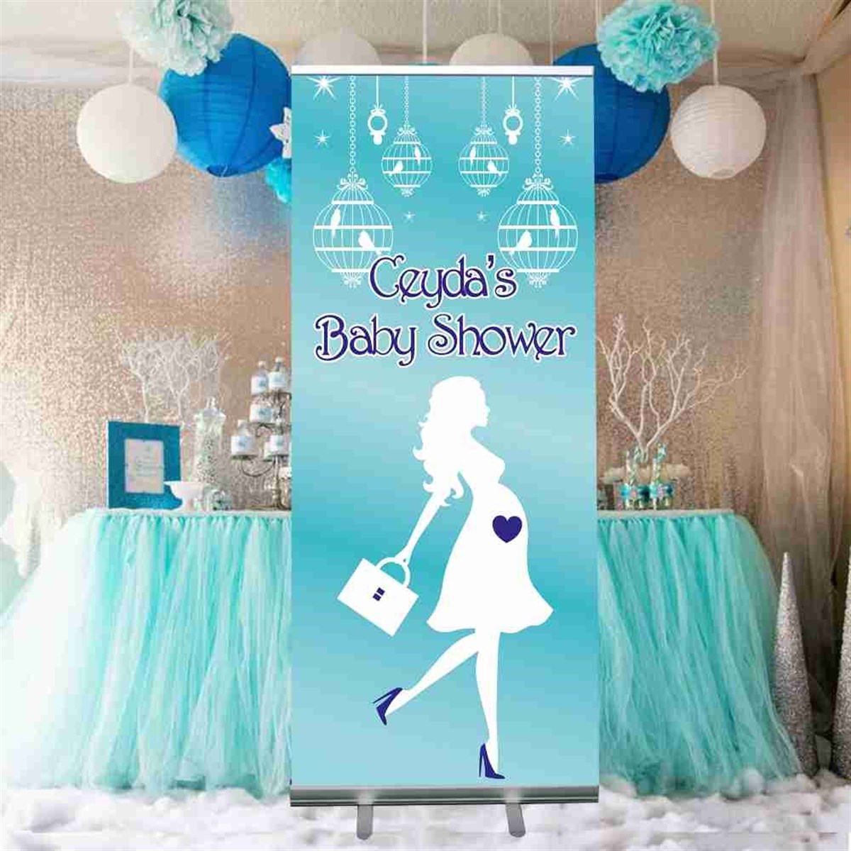 Baby Shower Mekanizmali Rulo Afiş (Rollup) 