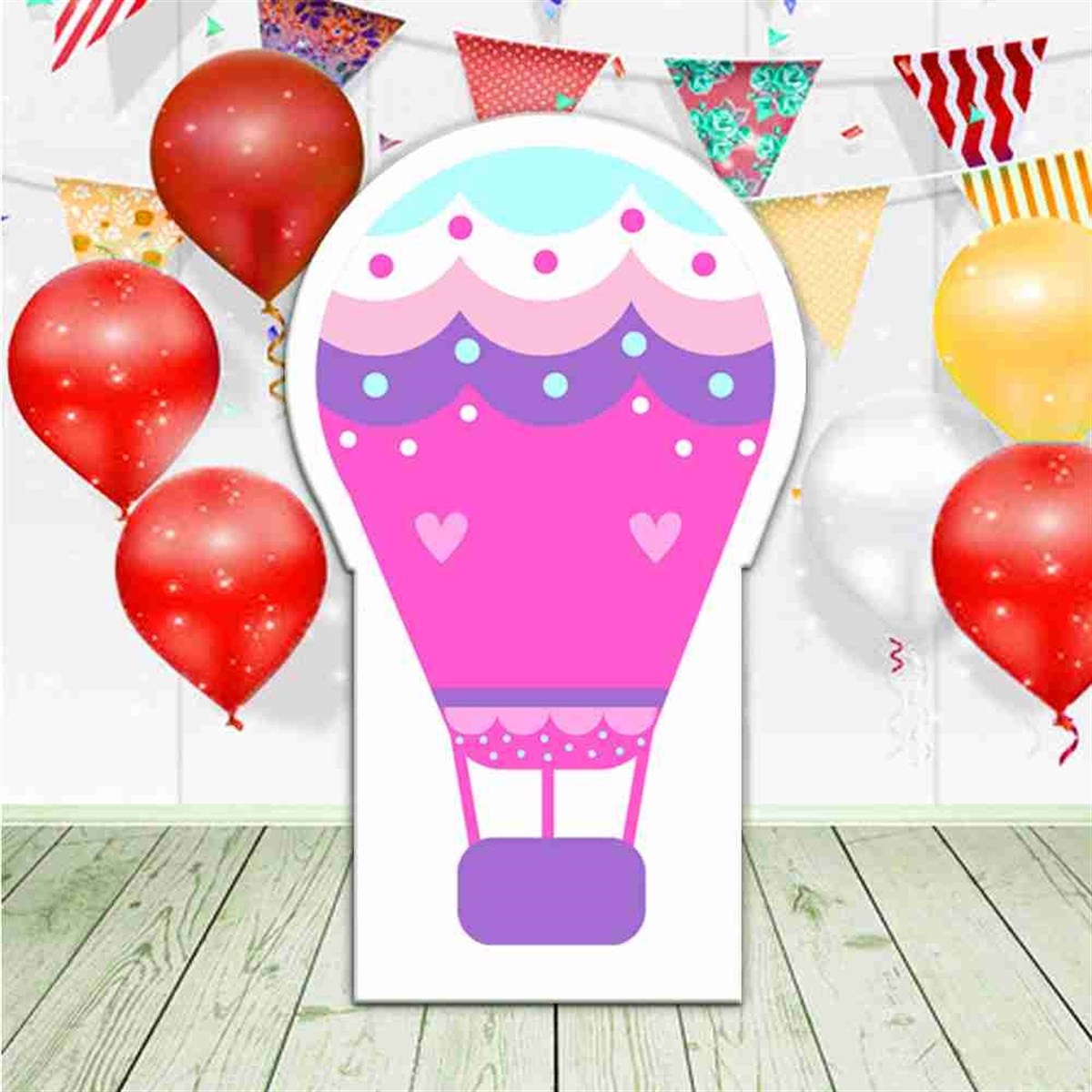 Baby Shower Partisi Uçan Balon Pano 