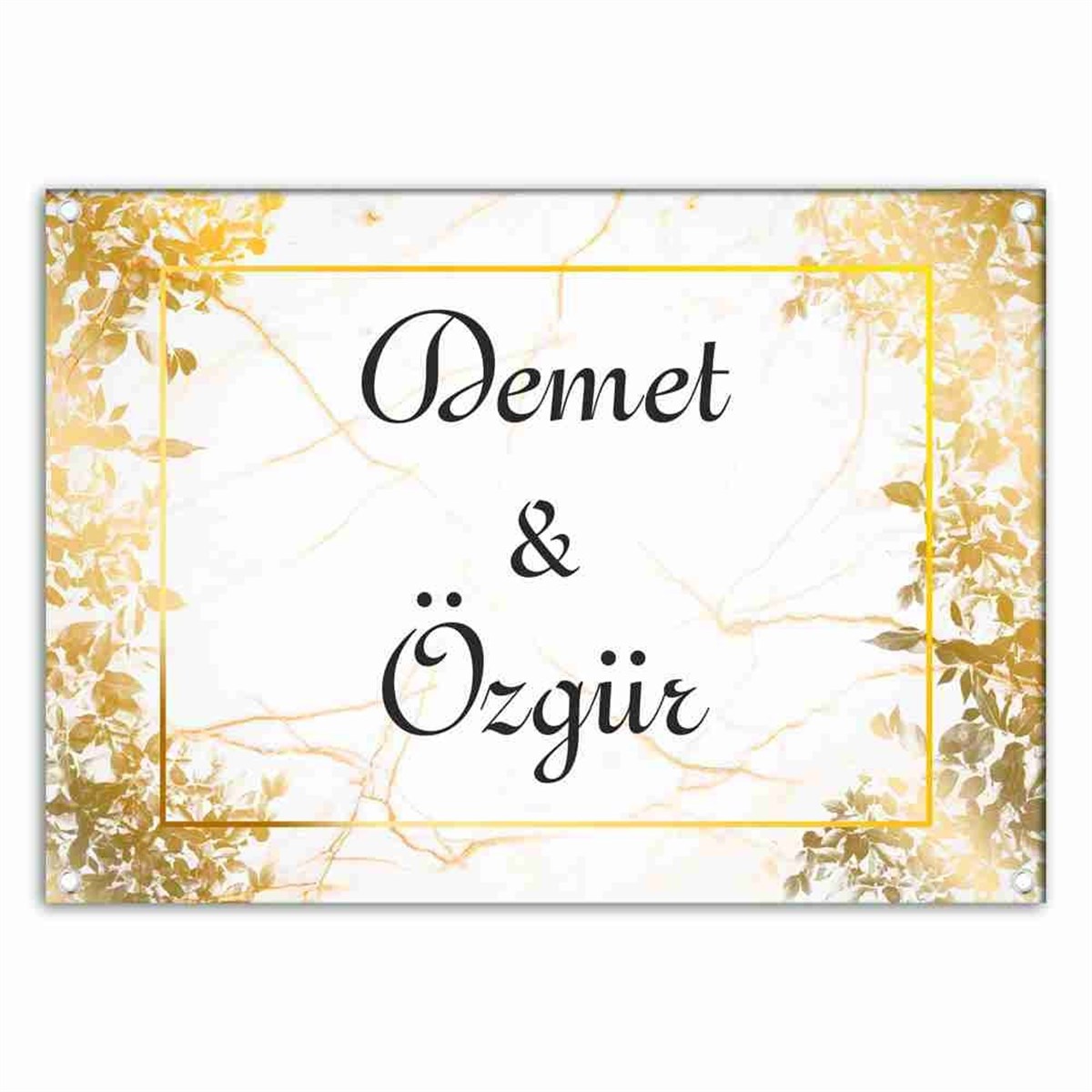 Bahar Temalı Nişan Afiş 