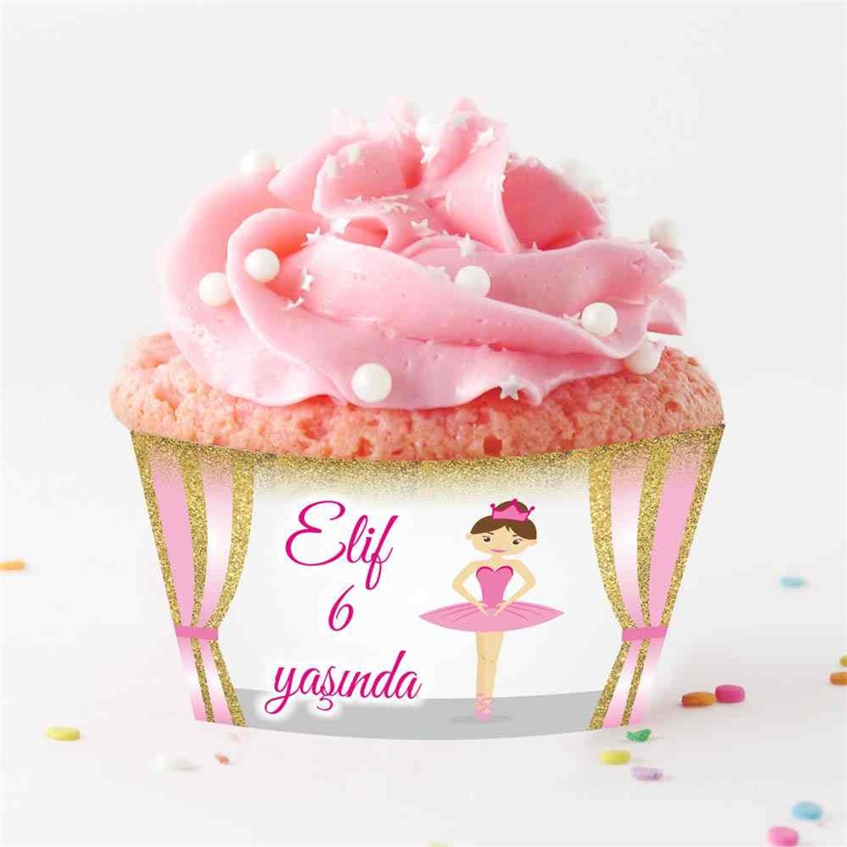 Bale Konsept Cupcake Sargısı   