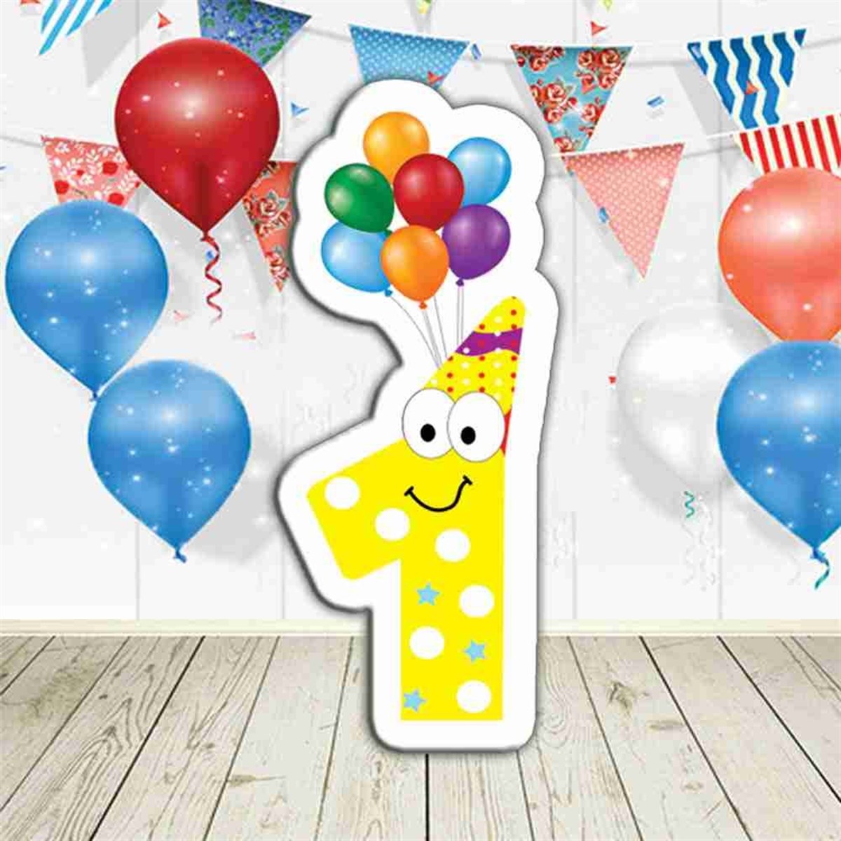 Balonlu 1 Şekilli Pano 