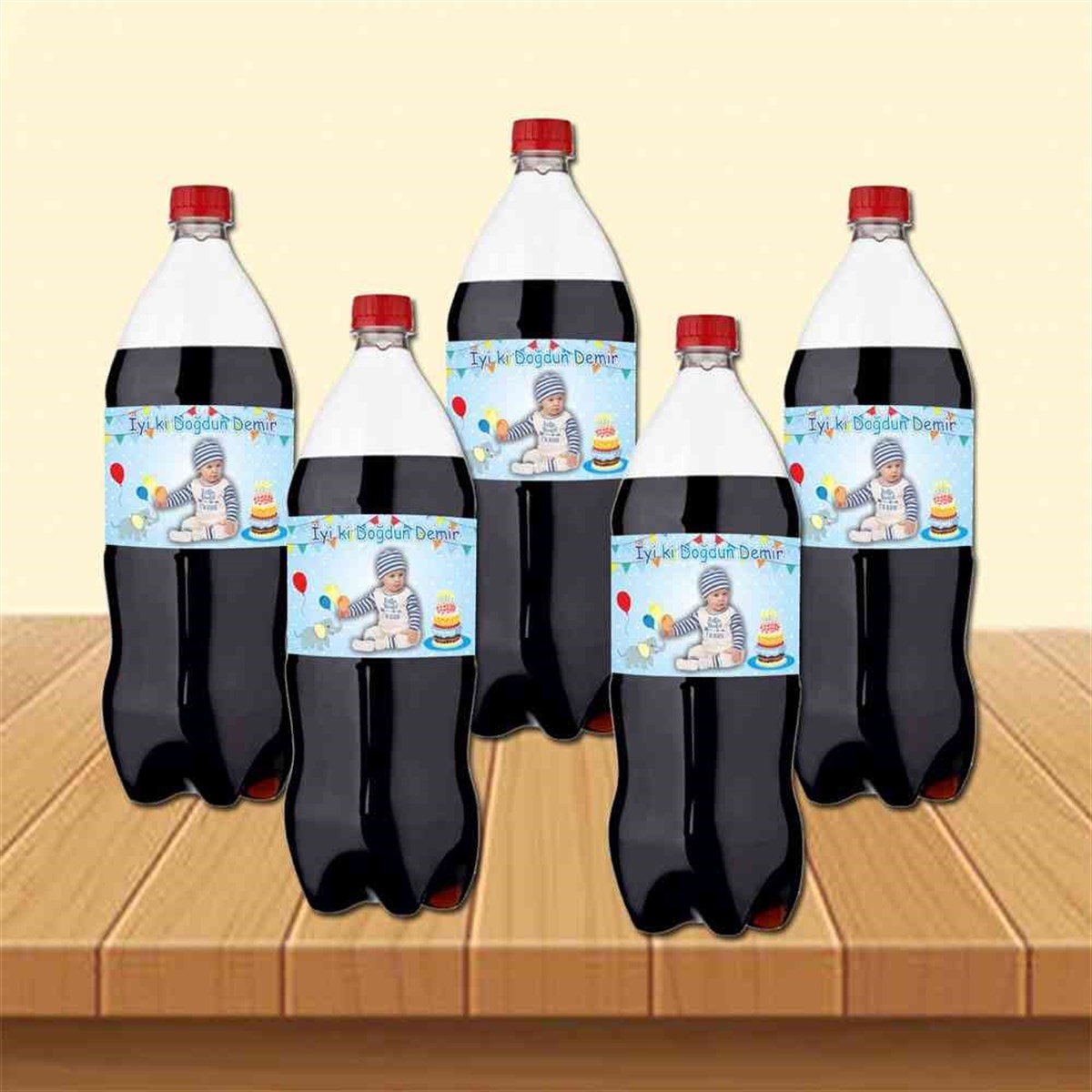 Balonlu Filli Cola Şisesi Bandı    