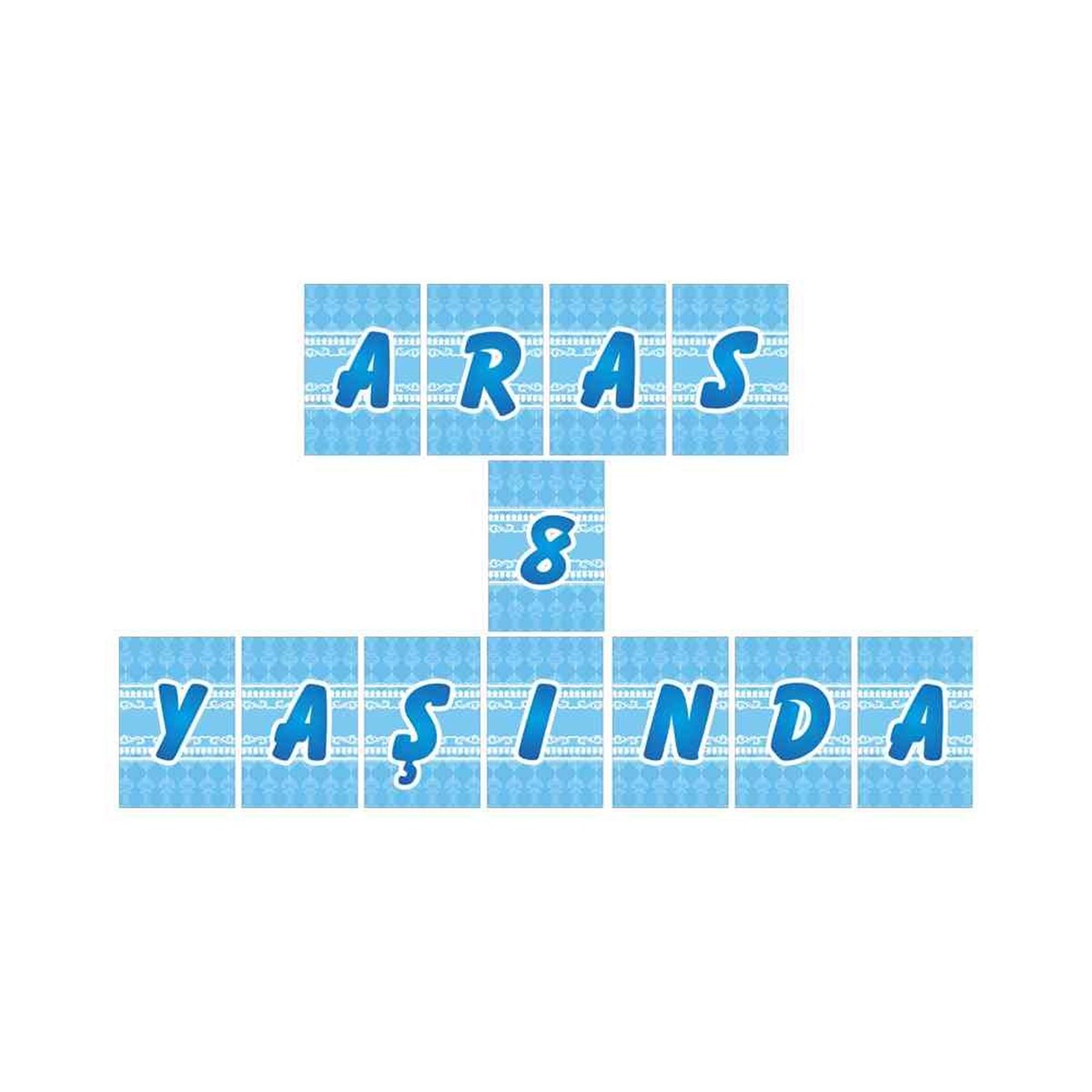 Balonlu Konsept Harf Banner 