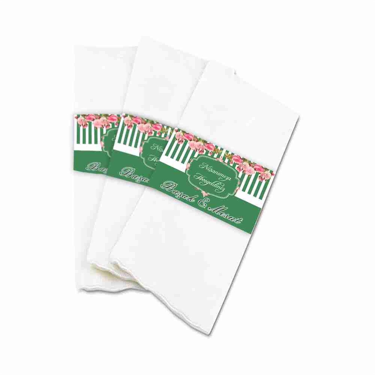 Baskı  Tasarım Mor Konsept  Peçete Sargı 