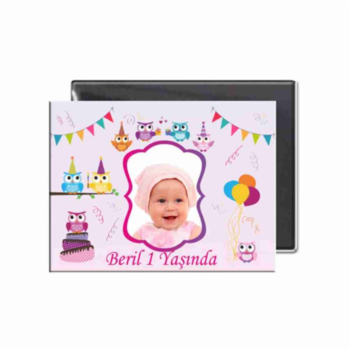 Baykuş Partisi Buzdolabı Magneti   