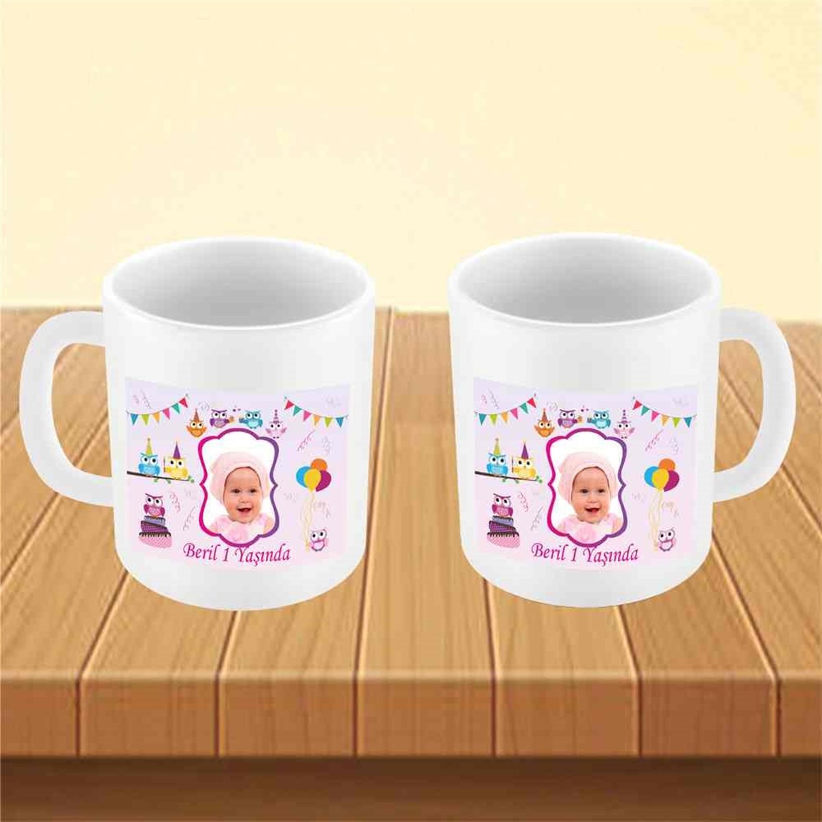 Baykuş Partisi Konsept Kupa Bardak Mug  