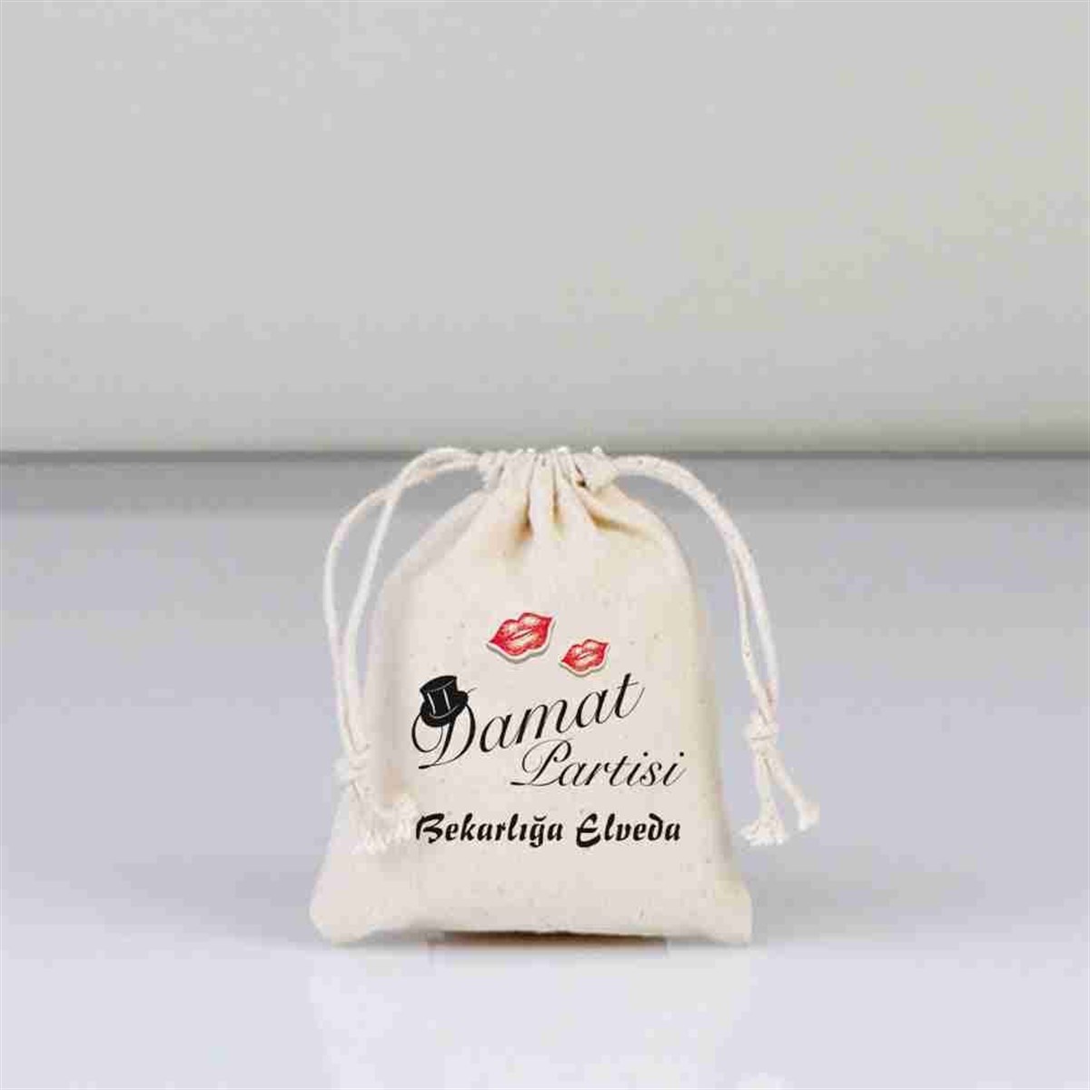 Bekarlığa Veda Kumaş Kese 