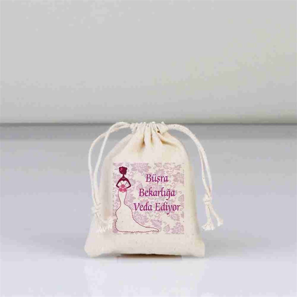 Bekarlığa Veda Lavanta Jüt Kese 