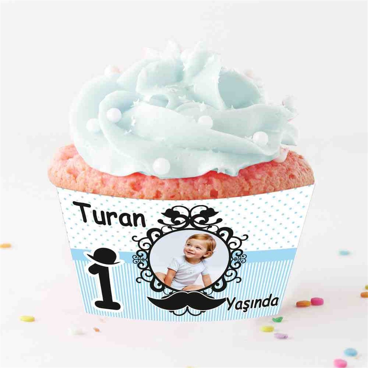 Bıyık Cupcake Sargısı 